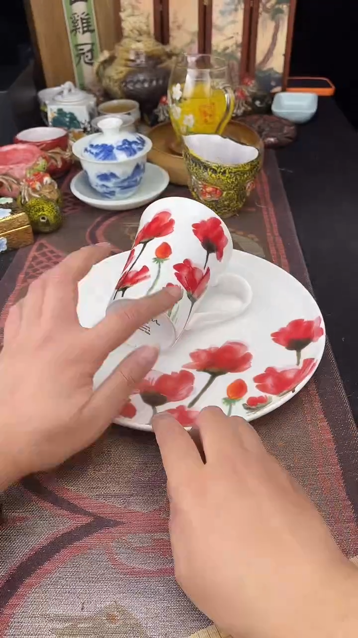 瓷片落***台散瓷默认微瑕，看清尺寸品相再拍