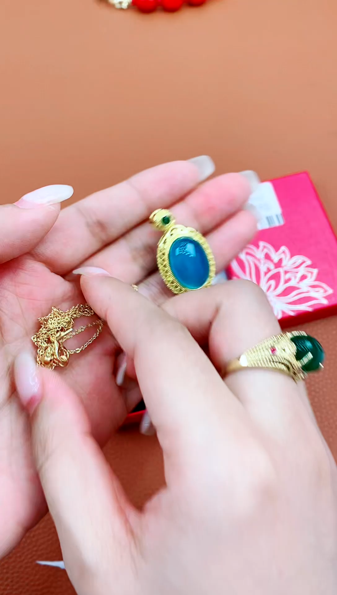 合金耳饰玛瑙/玉髓耳饰