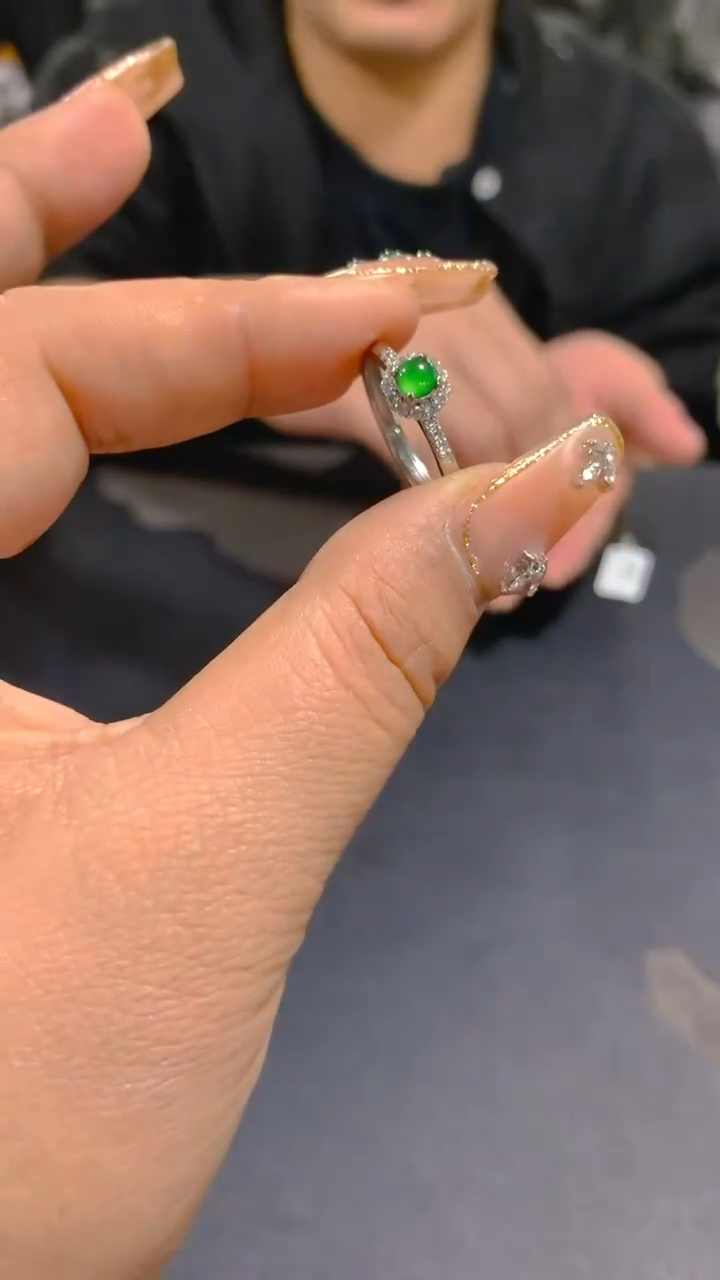 【闪购商品】翡翠戒指未镶嵌0430988263多样性发一