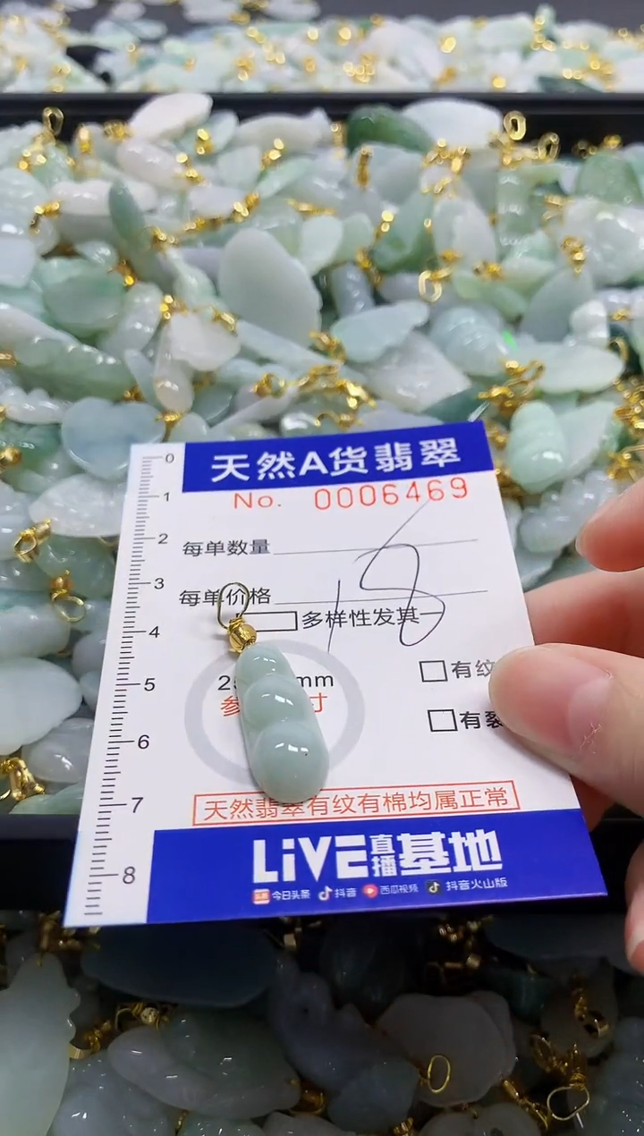颈饰未镶嵌翡翠天然A货翡翠