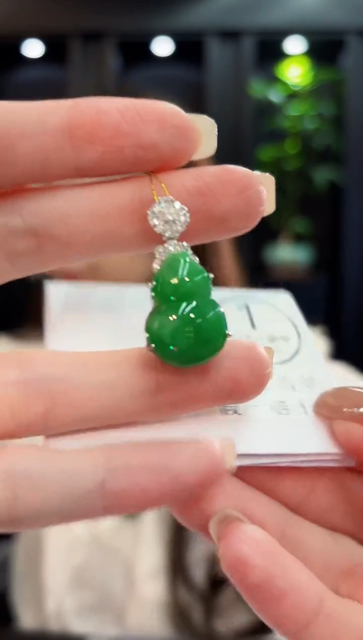 颈饰未镶嵌翡翠 缅料A货/支持复检/一件