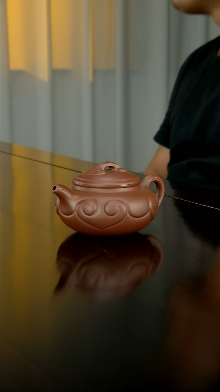 茶壶紫砂霸*花仿古如意高端紫砂壶