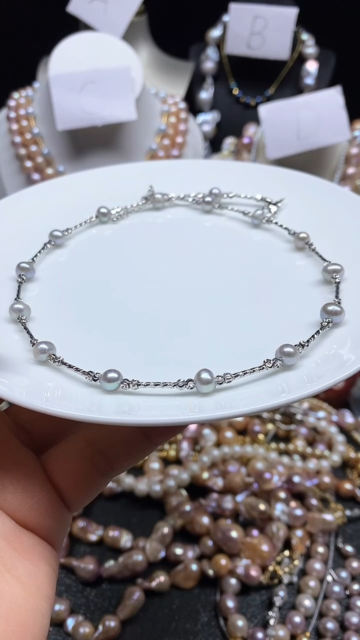 【闪购商品】淡水珍珠颈饰未镶嵌多人