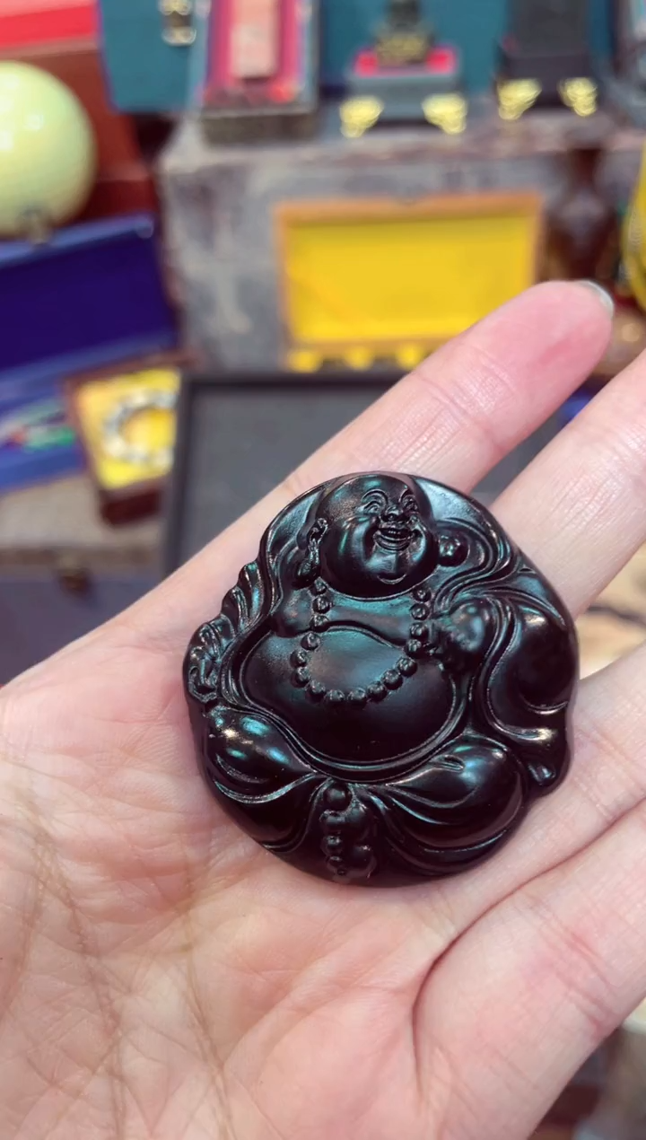 【闪购商品】黑羊脂  弥勒牌  墨     