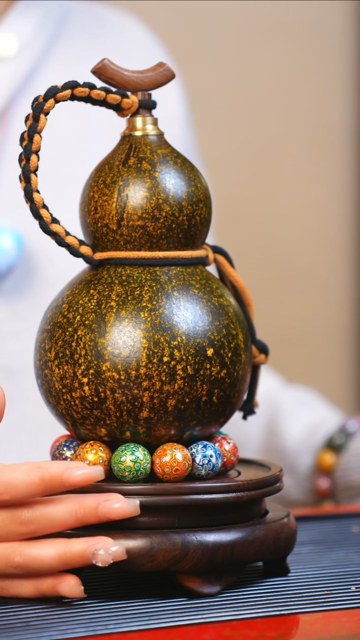 【闪购商品】JW015大师姐臻选非遗大漆酒葫芦