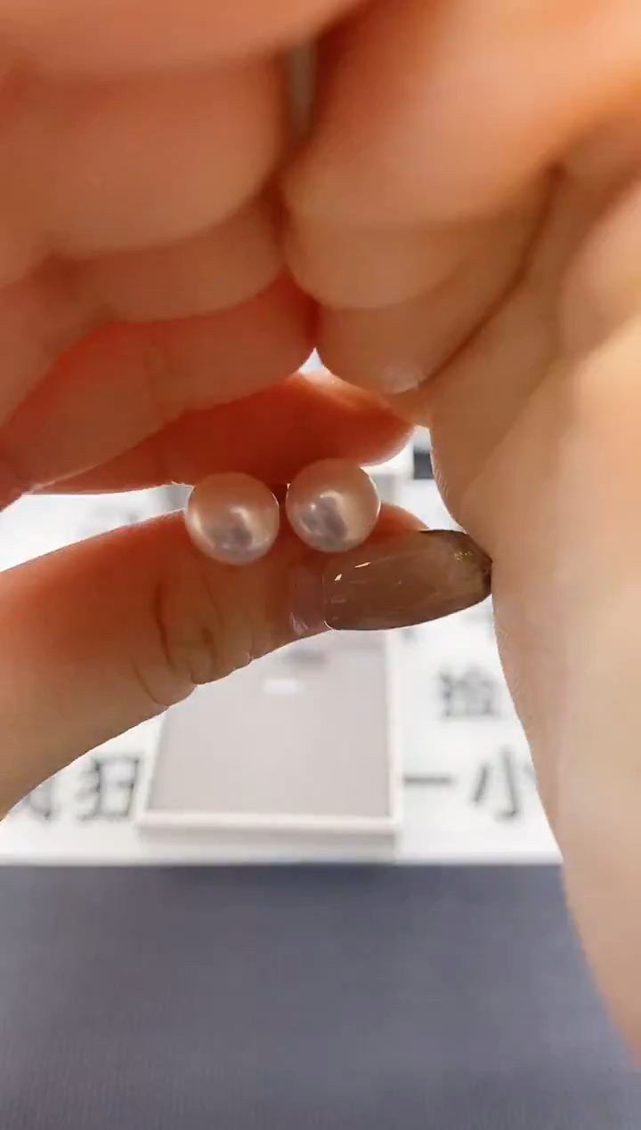 未镶嵌耳饰淡水珍珠ED1070