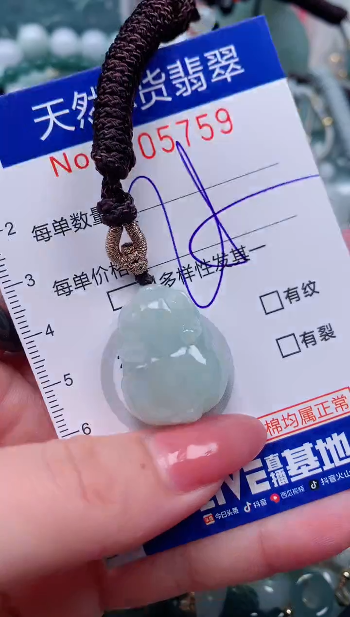 【闪购商品】翡翠颈饰未镶嵌00005759