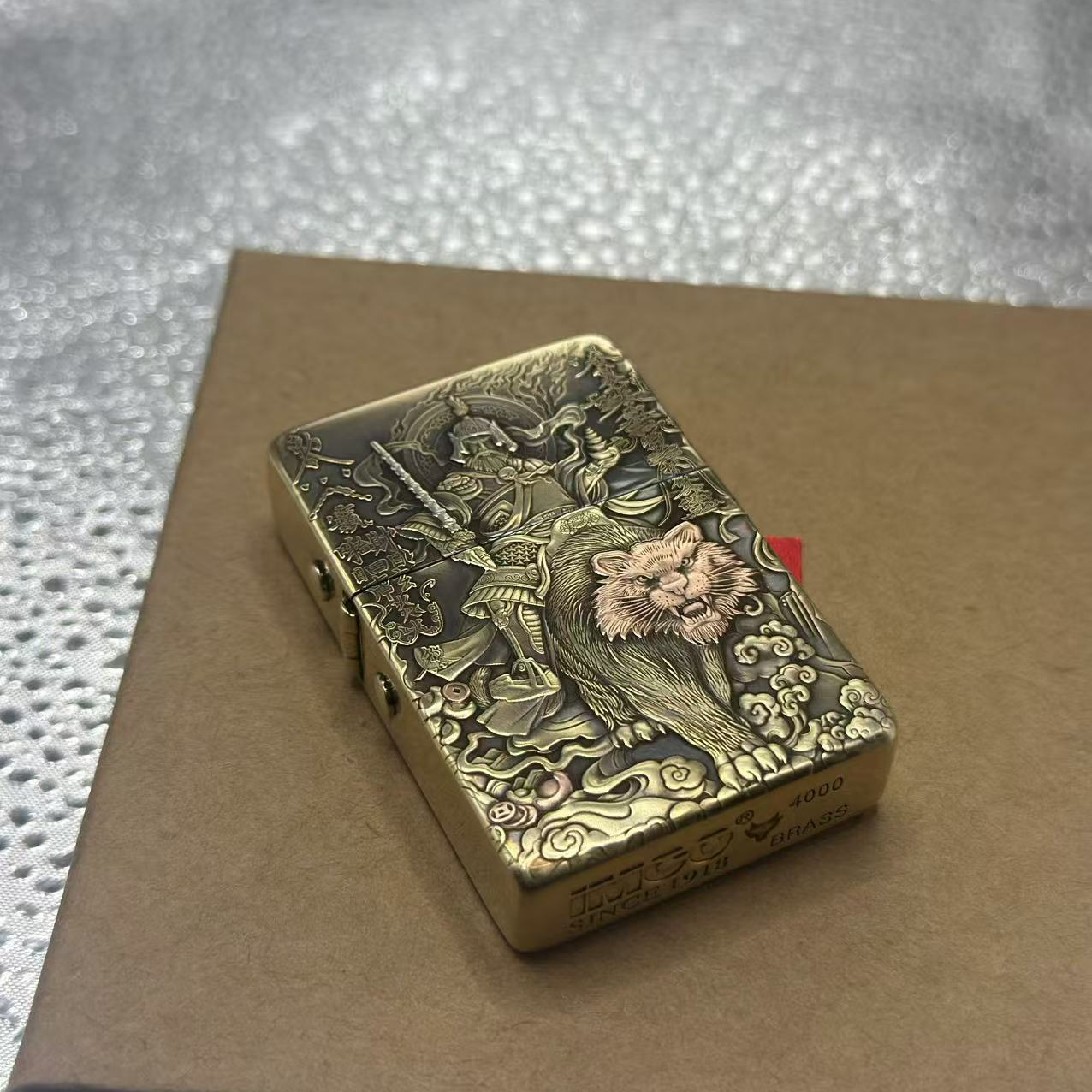 IMCO 赵公明 紫铜镶嵌 4000 打火机