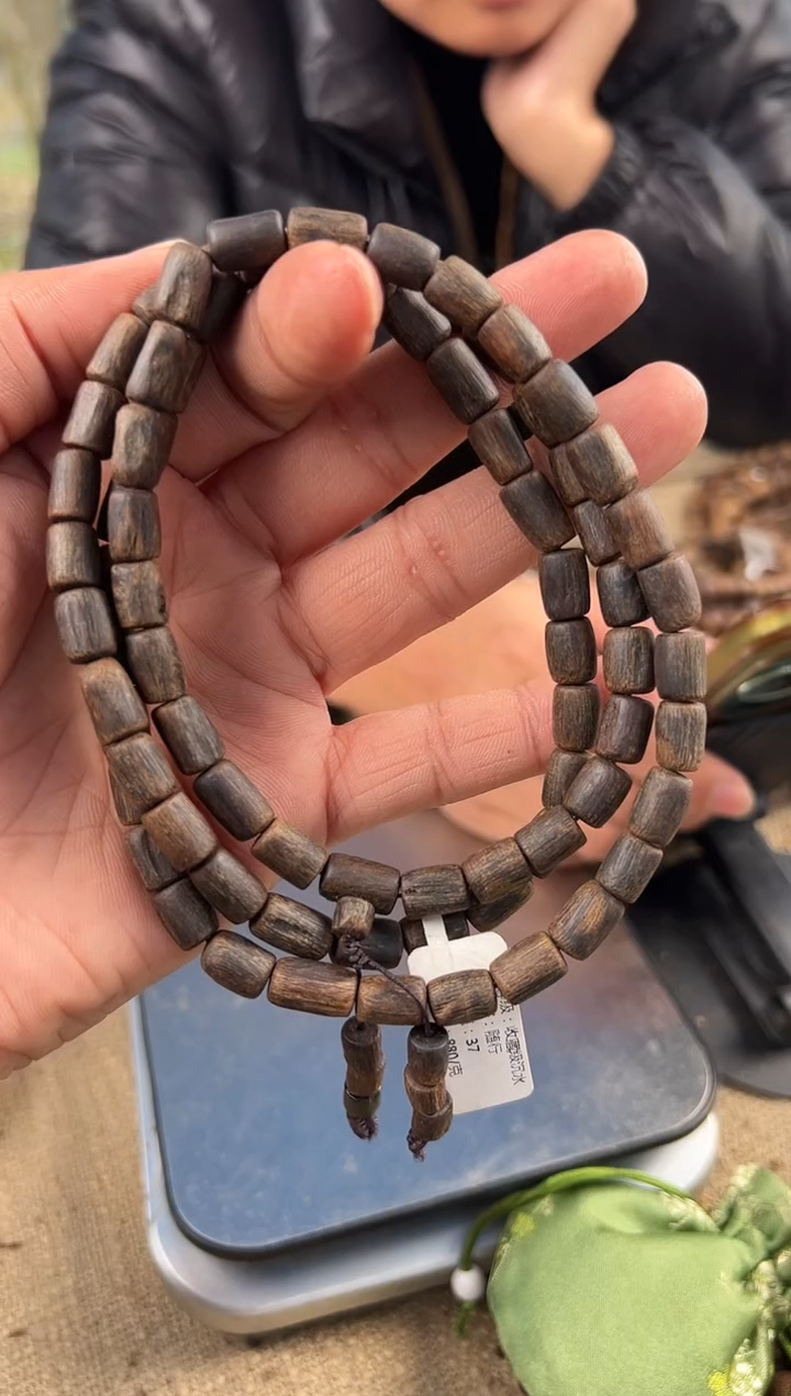 【闪购商品】沉香手串桶珠沉水保38克