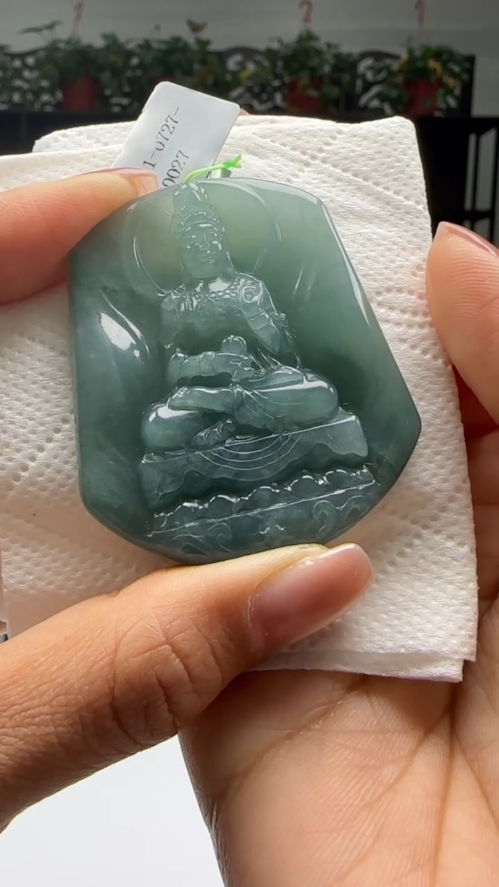 【闪购商品】翡翠颈饰未镶嵌天然翡翠A货吊坠