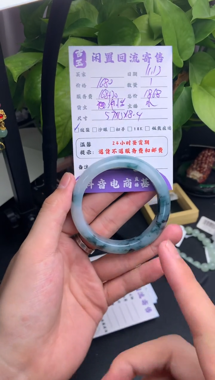 未镶嵌手镯翡翠手镯