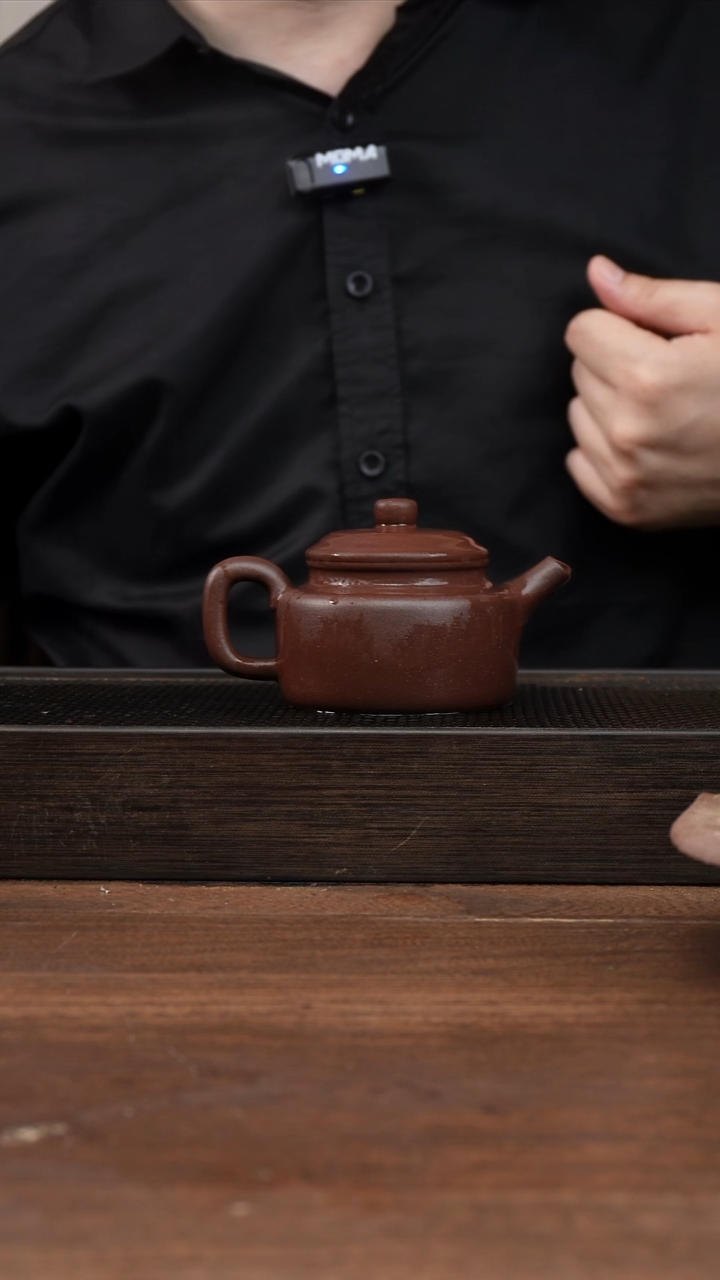 茶杯紫砂紫泥德钟       190CC  