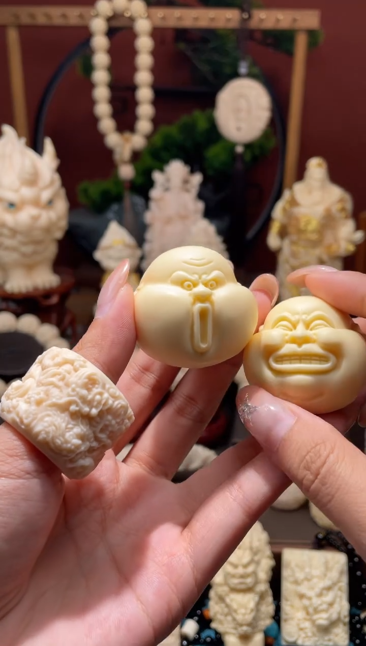 吊坠菩提根/象牙果人生百态手球