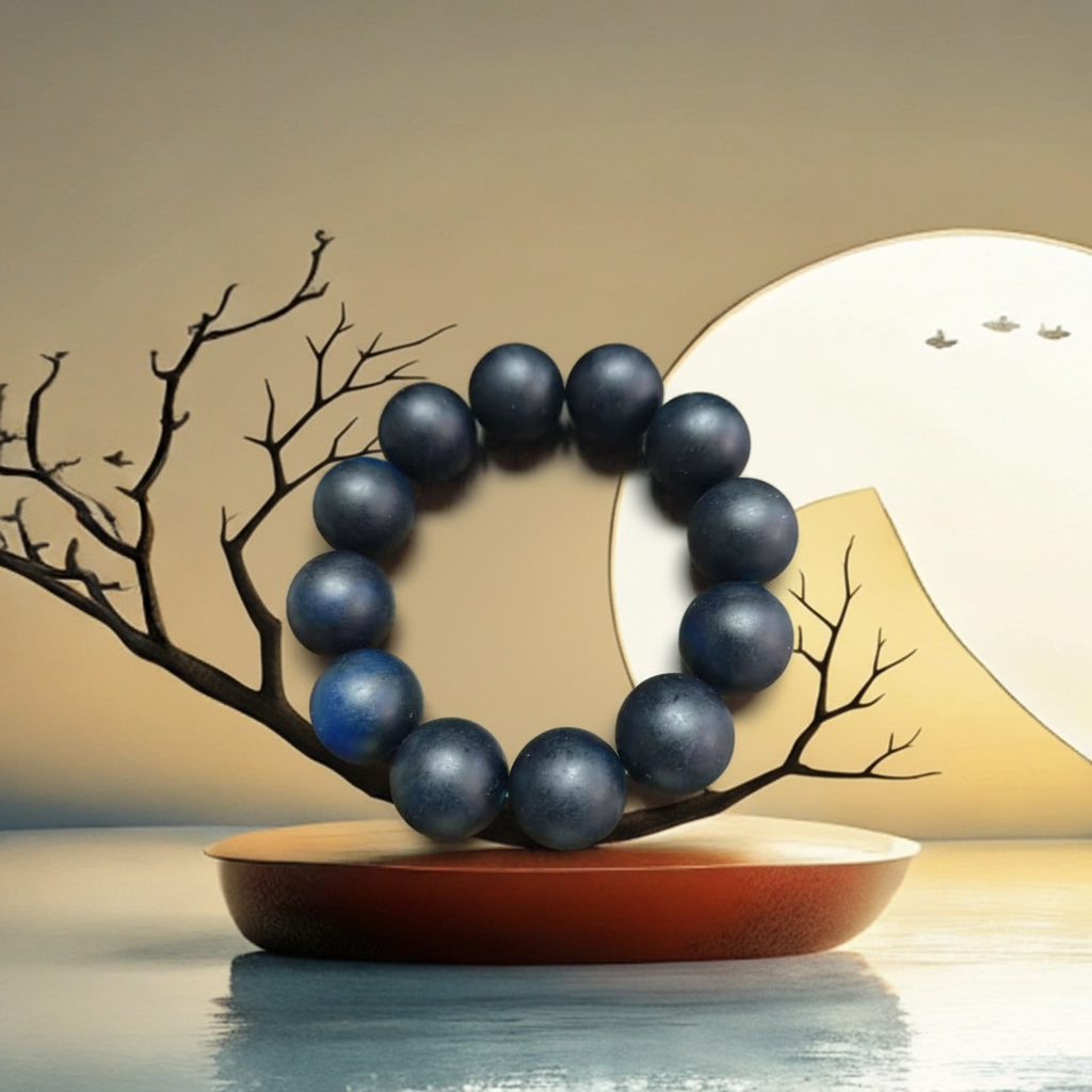 至尊黑海蓝香手串6185