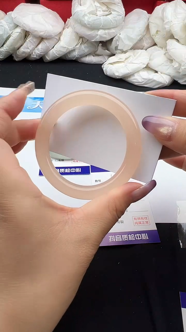 未镶嵌手镯石英质玉圈口 51