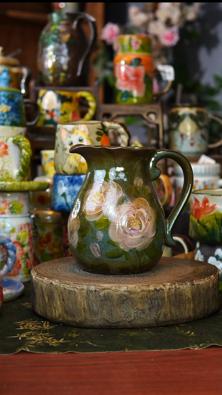 陶瓷177景德镇手工手绘釉下彩陶瓷