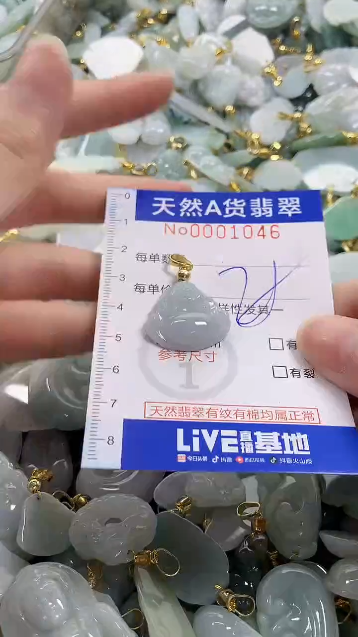 颈饰未镶嵌翡翠纯天然a货翡翠