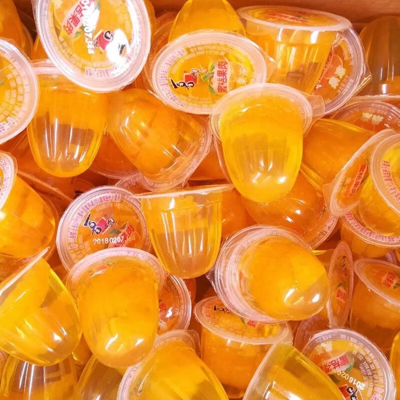 【360g*2袋】新疆发货果肉果冻袋装小杯小朋友零食怀旧休闲节日小吃