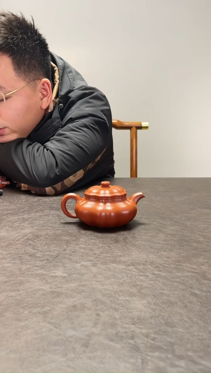 茶壶紫砂葵仿古123