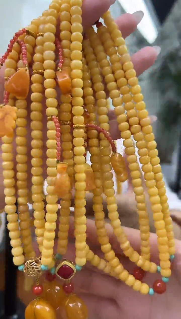 未镶嵌琥珀裸石琥珀蜜蜡吊坠多样性发一条