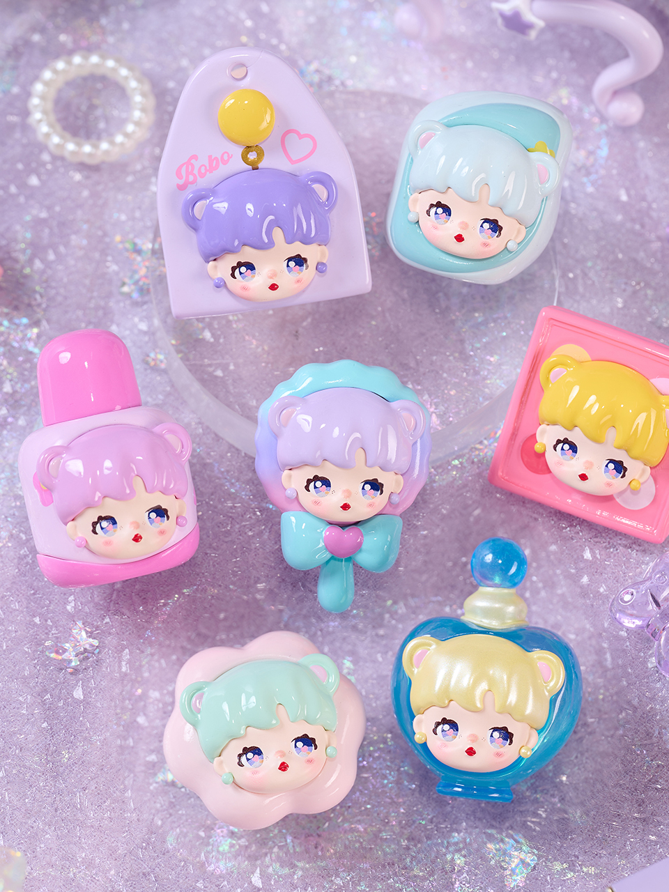 【泱泱拆盒鸭】福福Bobo化妆包拆袋萌粒