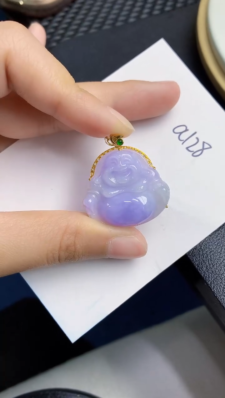 【闪购商品】翡翠颈饰18K金镶嵌000000000