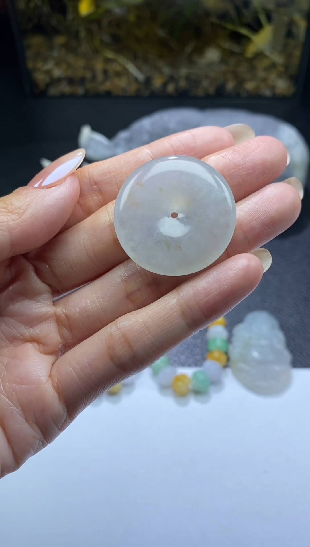 【闪购商品】定制翡翠未镶嵌平安扣