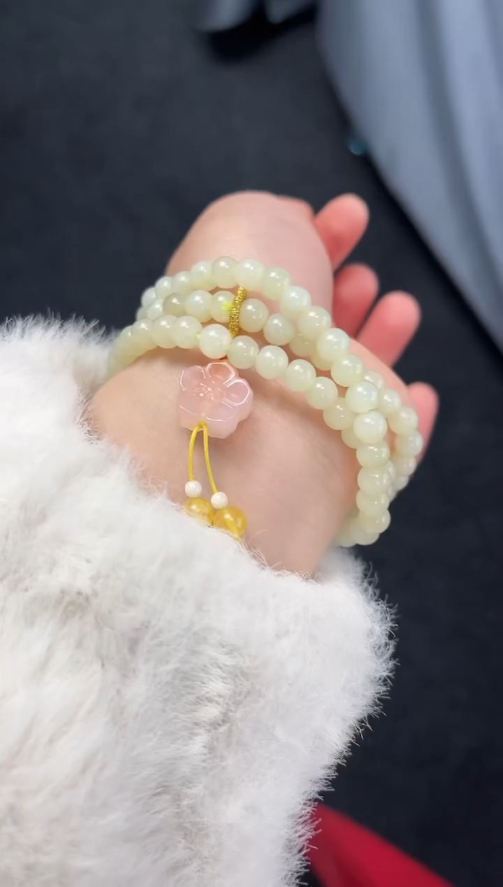 【闪购商品】和田玉手链未镶嵌天然和田玉手串
