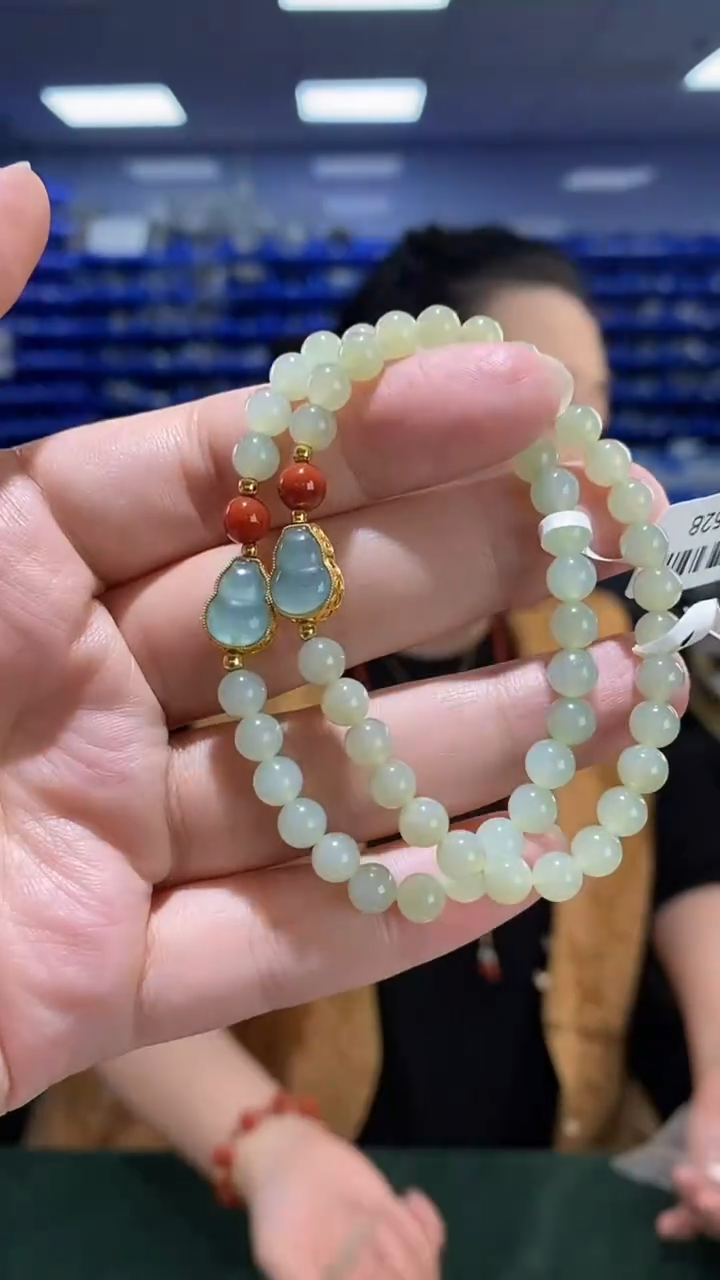 未镶嵌手链和田玉多样性发货发其一 