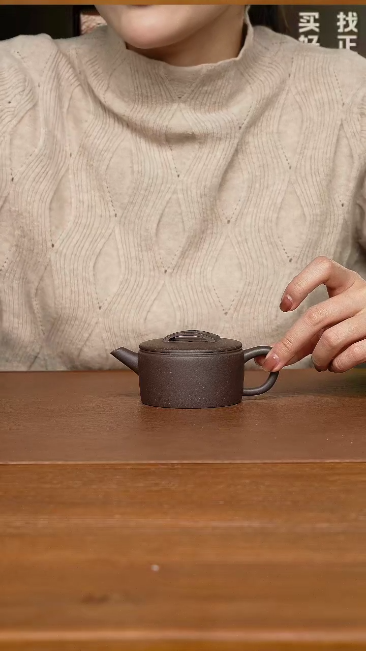 【闪购商品】紫砂茶壶 沈新老师 汉瓦 天青泥150cc