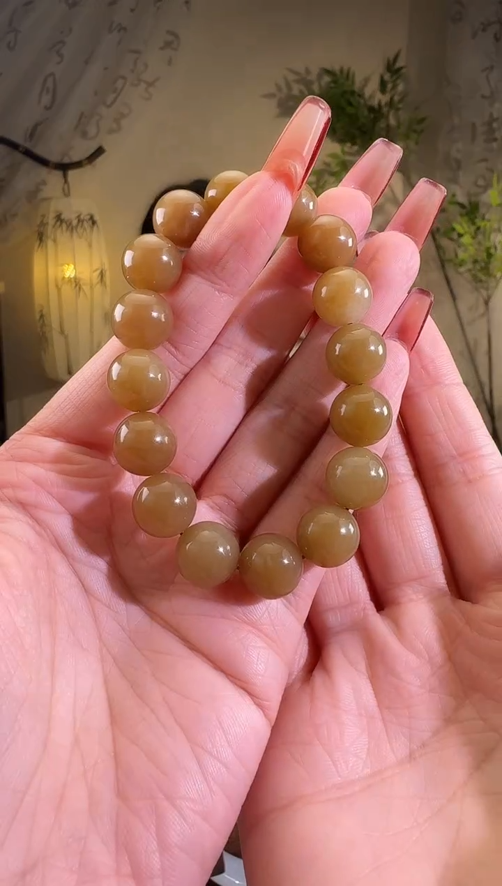 【闪购商品】和田玉手串未镶嵌红油糖手串