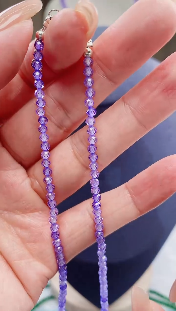 【闪购商品】钻石颈饰14K金镶嵌诗颜珠宝甄选SYZB47