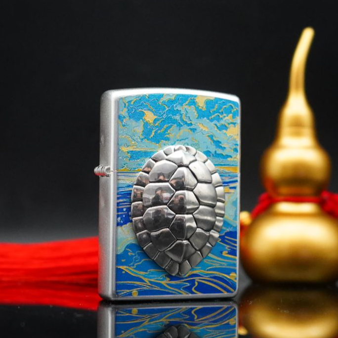ZIPPO/之宝打火机XF常规贴章富甲天下 DY9902DK