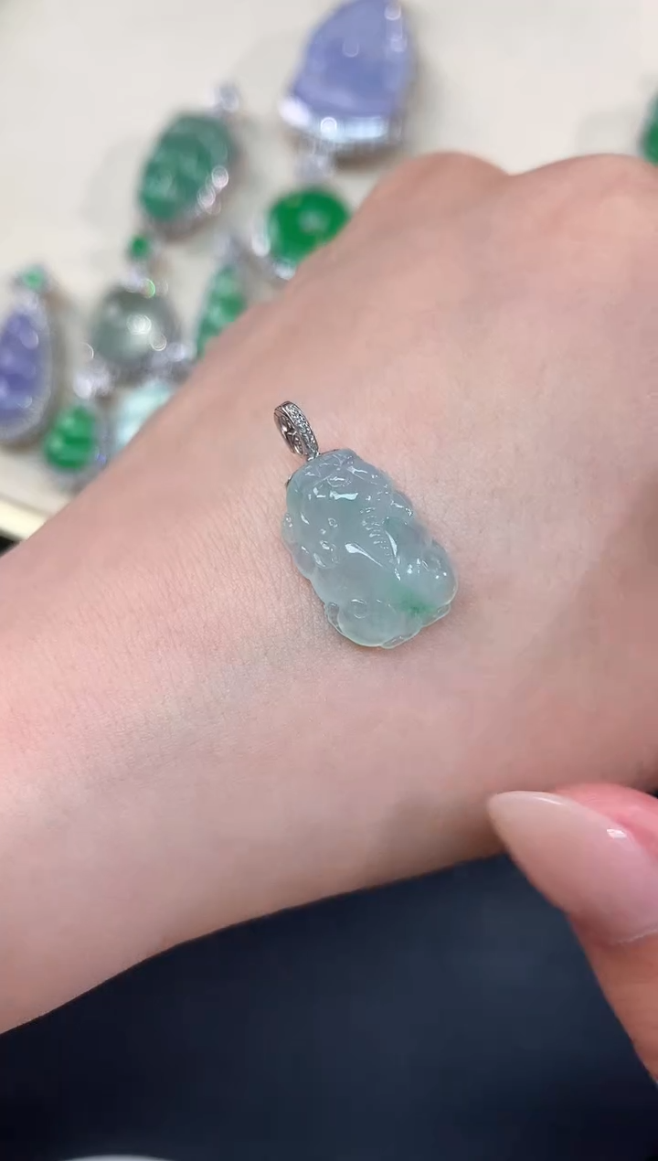 【闪购商品】翡翠吊坠(不含链)未镶嵌A130|1680