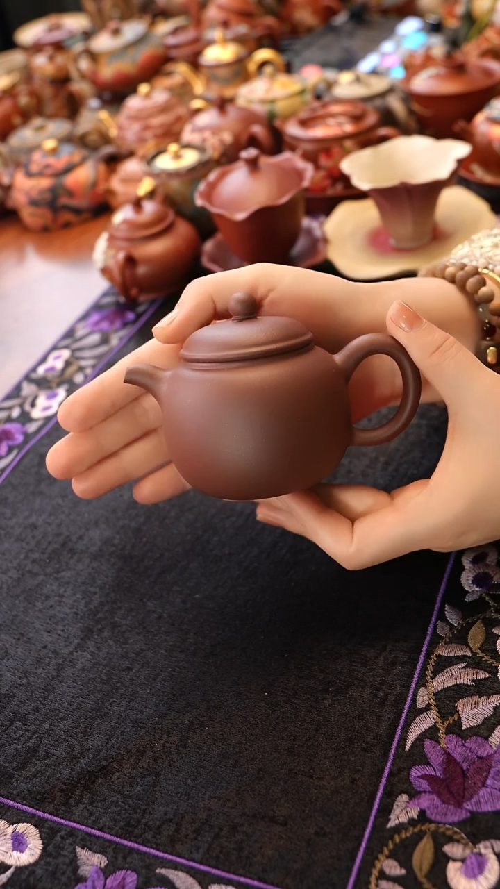 茶壶紫砂紫泥匏樽壶