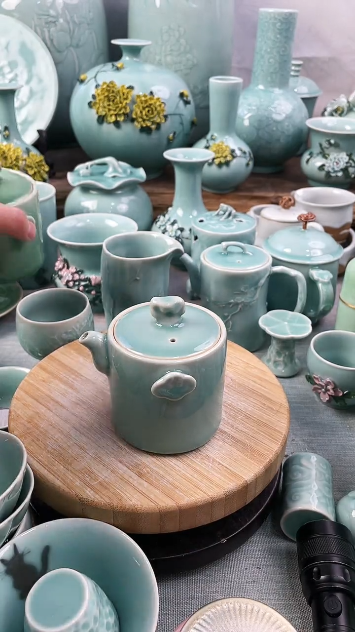 【闪购商品】特价 微瑕 慧仙青瓷