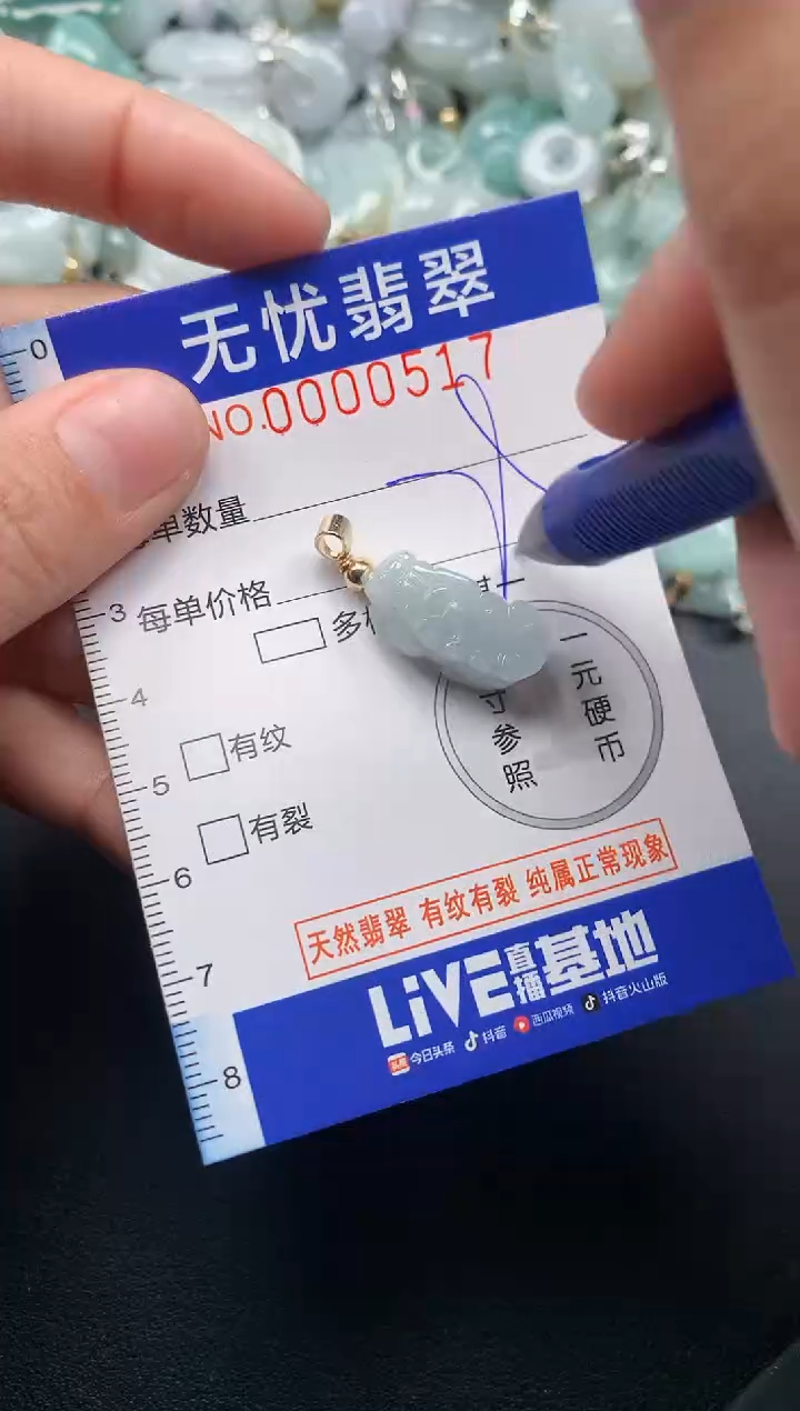 颈饰未镶嵌翡翠517