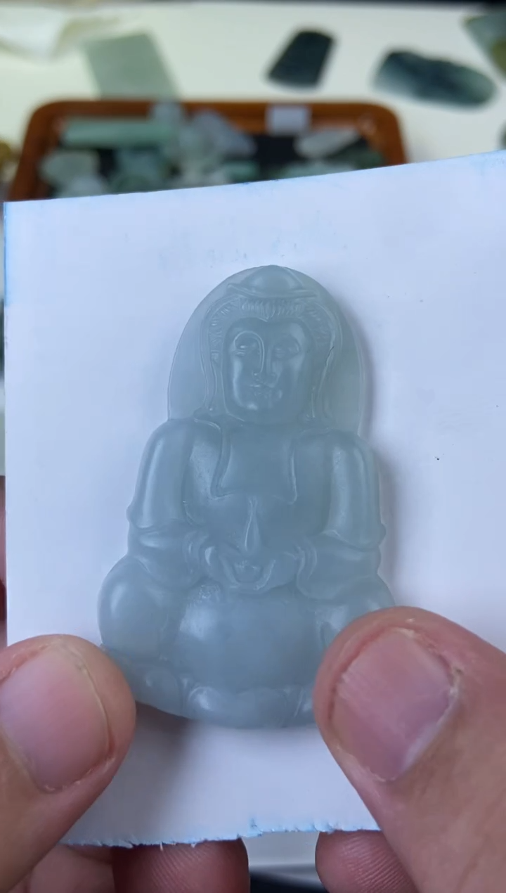 【闪购商品】定制翡翠未镶嵌观音