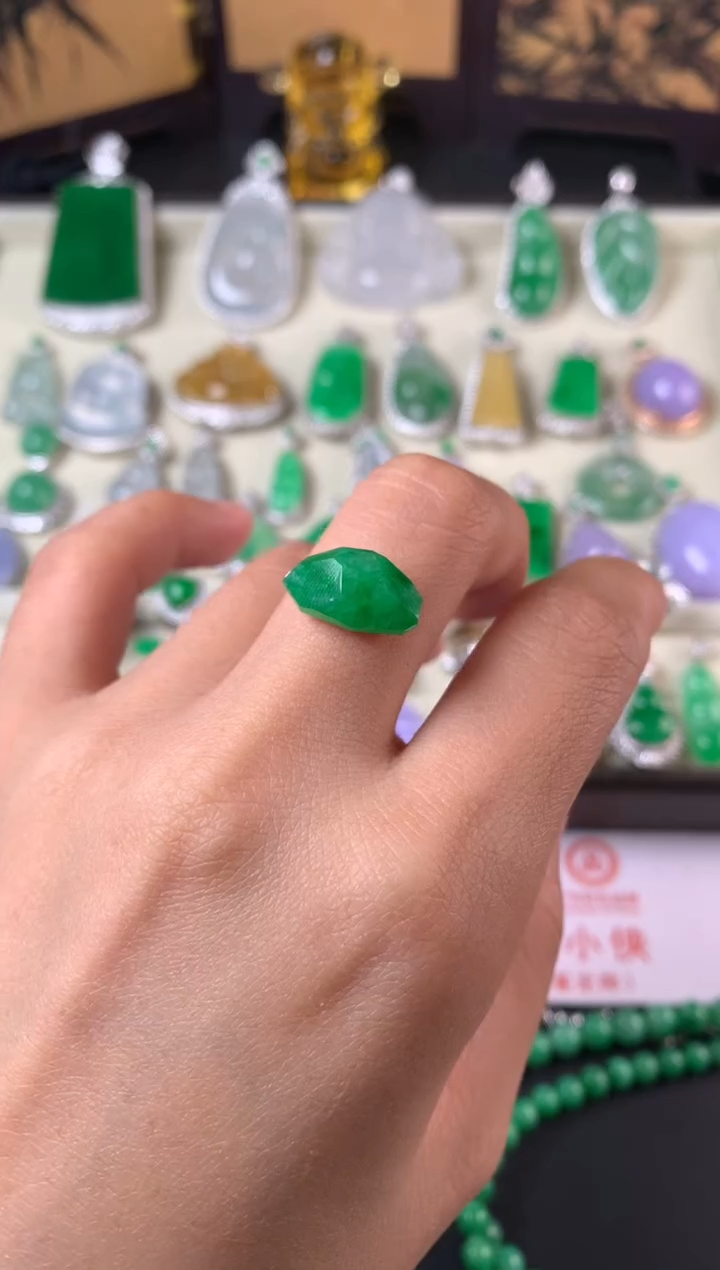 未镶嵌定制翡翠裸石（镶嵌定制）