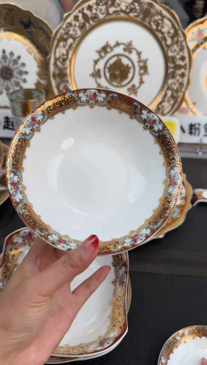 【闪购商品】瓷片6寸水果碗2个  福利价  福利价