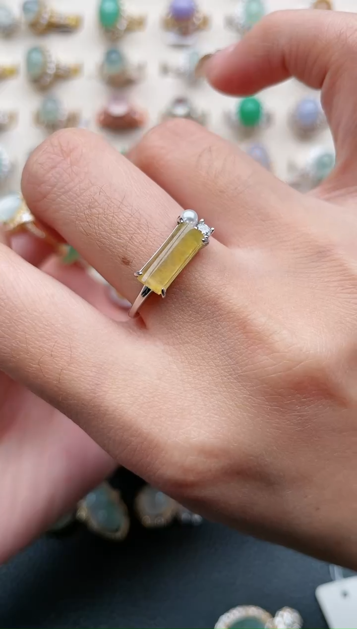 【闪购商品】翡翠戒指银S925镶嵌1111