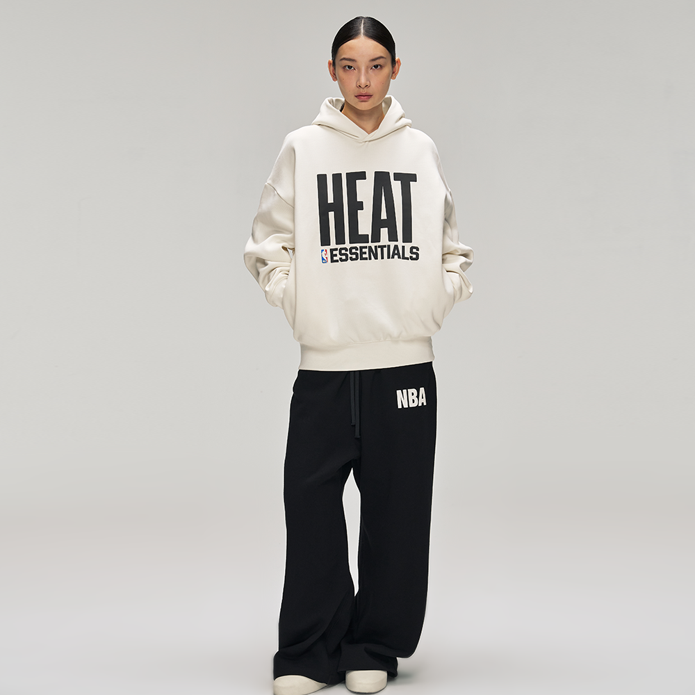 ESSENTIALS FEAR OF GOD 2025 Fall NBA HEAT联名运动连帽卫衣