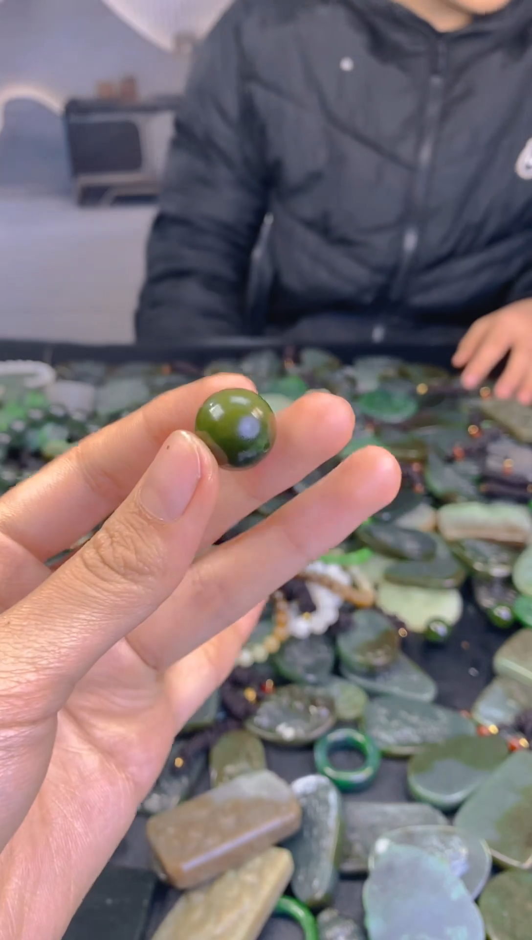 未镶嵌和田玉珠宝半成品1