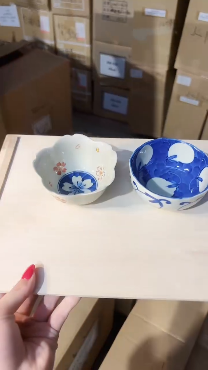 陶瓷有田烧钵两件套