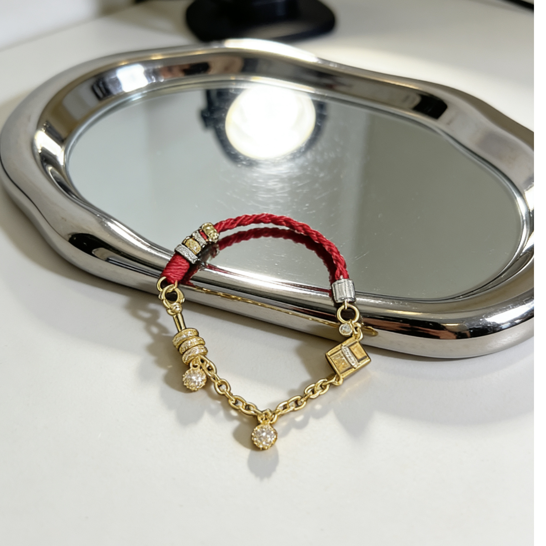 【越美丽】--V金古法精工高级感手链xmx2428