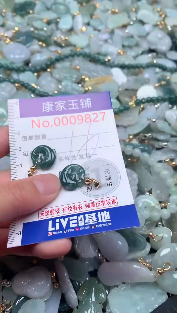 【闪购商品】翡翠吊坠(不含链)未镶嵌9827