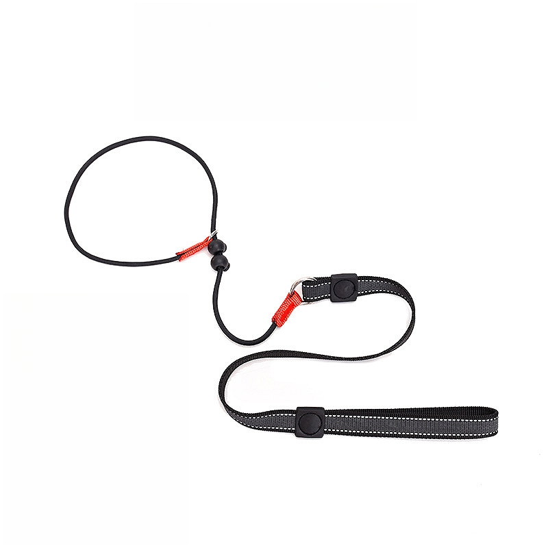 马犬德牧大型训犬绳防滑宠物绳训练用品窒息绳狗链黑色 p绳遛狗绳