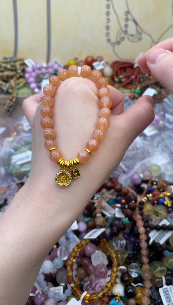 未镶嵌手链日光石344