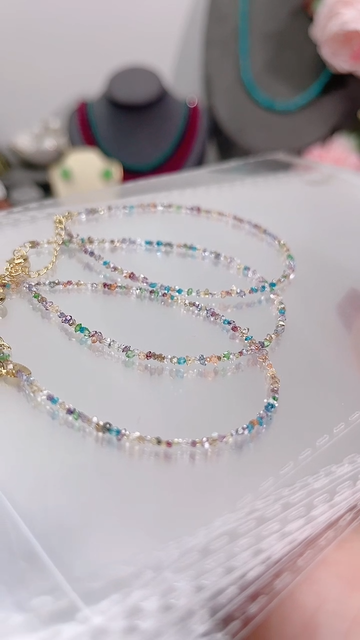 银S925镶嵌手链钻石彩99