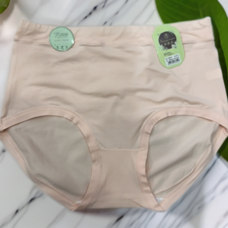 女生夏季高腰天然彩棉0染色舒适不卷边三角拍一发4